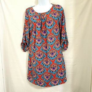 Pink Owl Apparel Dress Back Zip Lined Size S